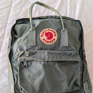 Fjällräven Kånken Backpack | Sage Green | Classic Square Pack